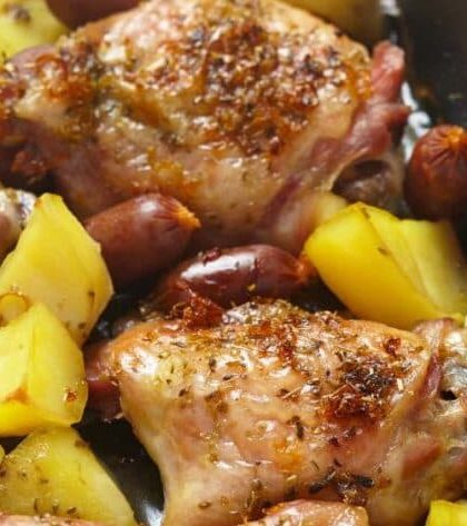 Nigella Chicken Chorizo Tray Bake