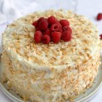 Nigella Coconut and Raspberry Cake