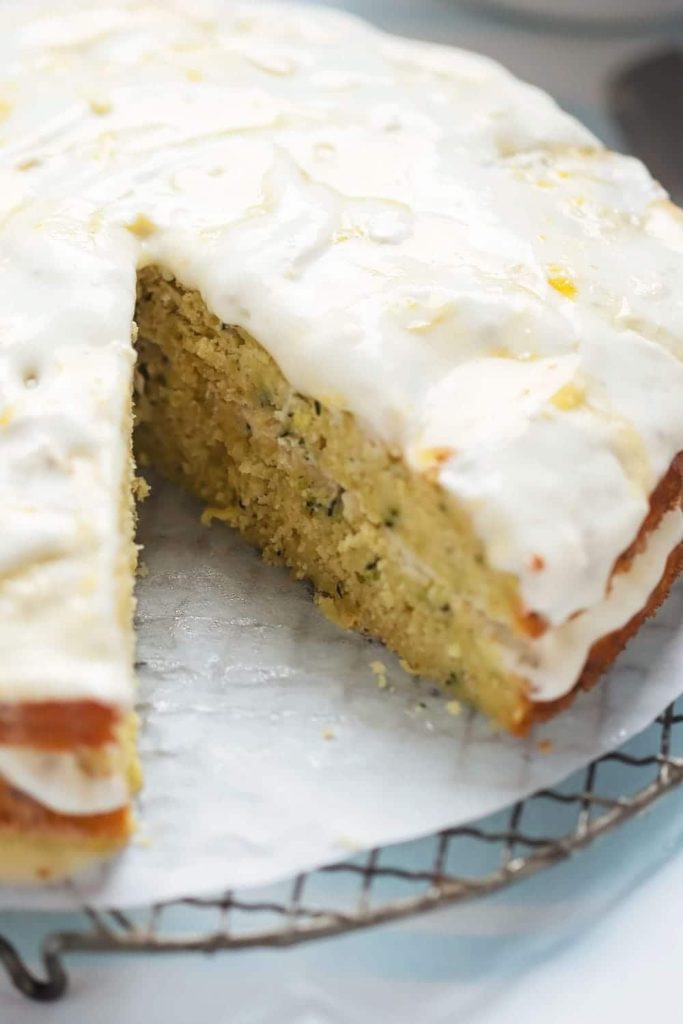 Nigella Courgette and Lime Cake