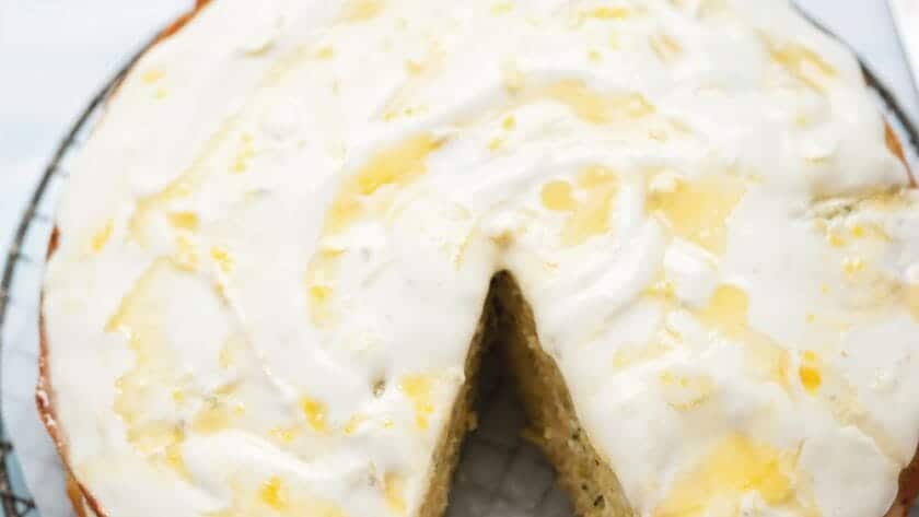 Nigella Courgette and Lime Cake